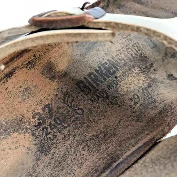 Birkenstock Gizeh Birko-Flor® Sandals Women's 6 - EU 37 Graceful Pearl Slip On - Picture 9 of 10